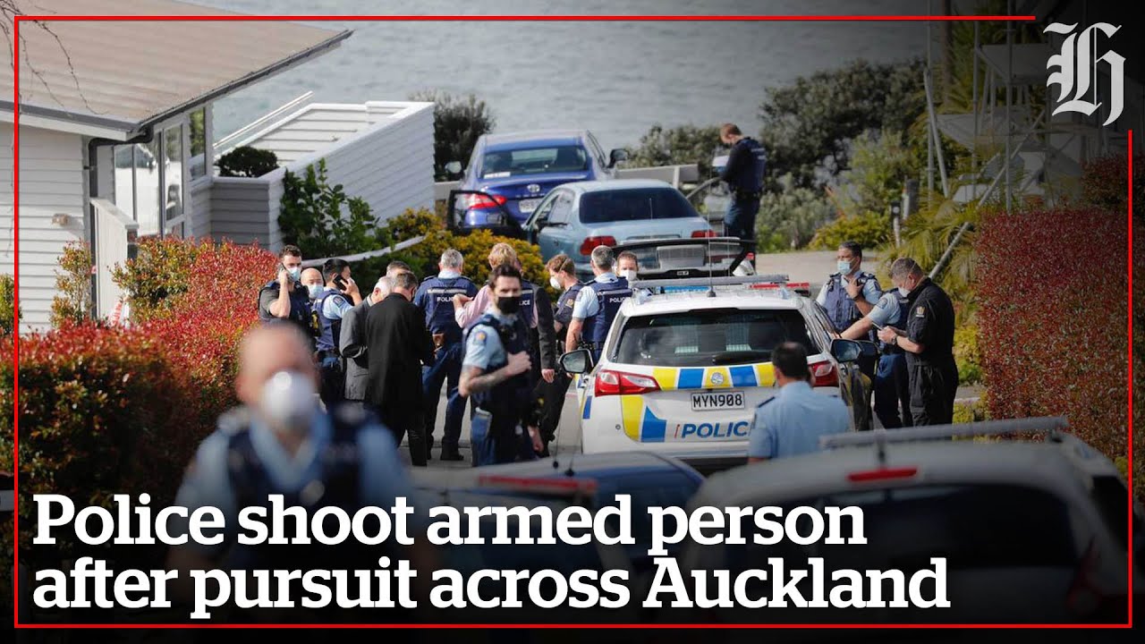Police shoot armed person after pursuit across Auckland