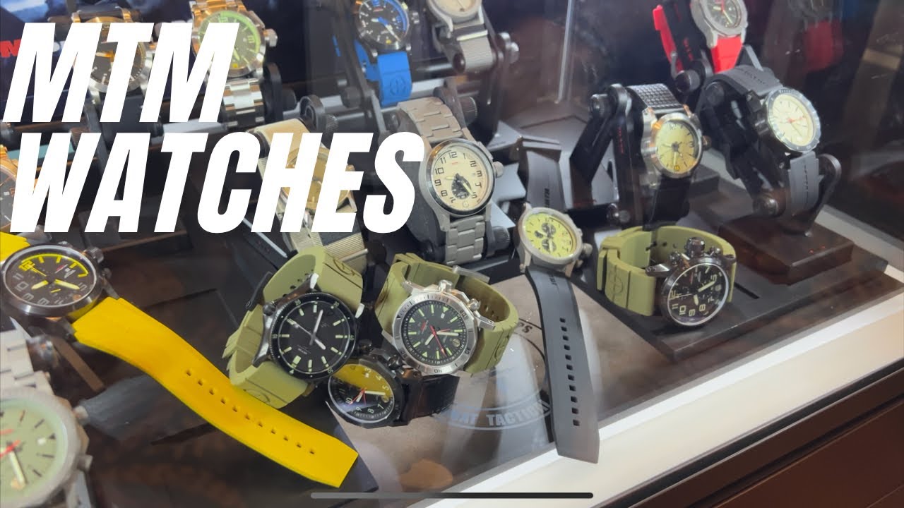 MTM Watches: Solar Powered, Radiation Detection, High Grade Military Watches #watches