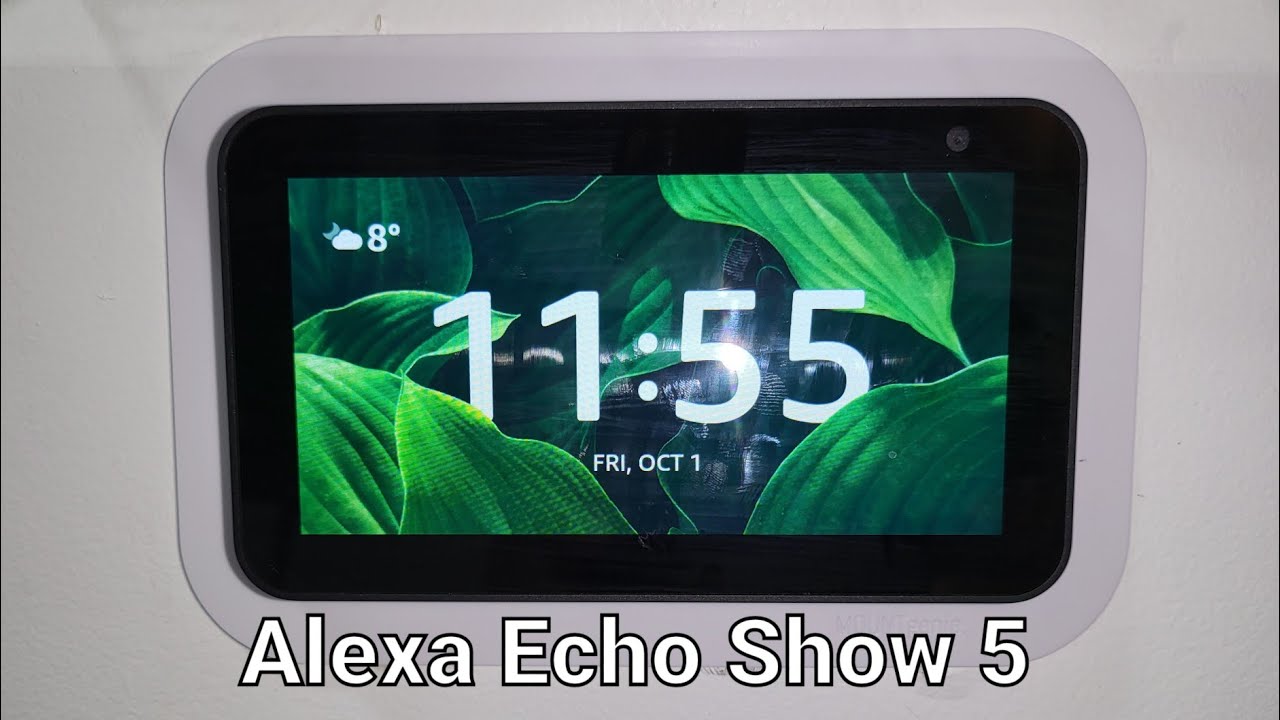 ECHO SHOW 5 WALL MOUNTED WILL NEVER LOOK OBSOLETE (HOW TO WALL MOUNT IT)