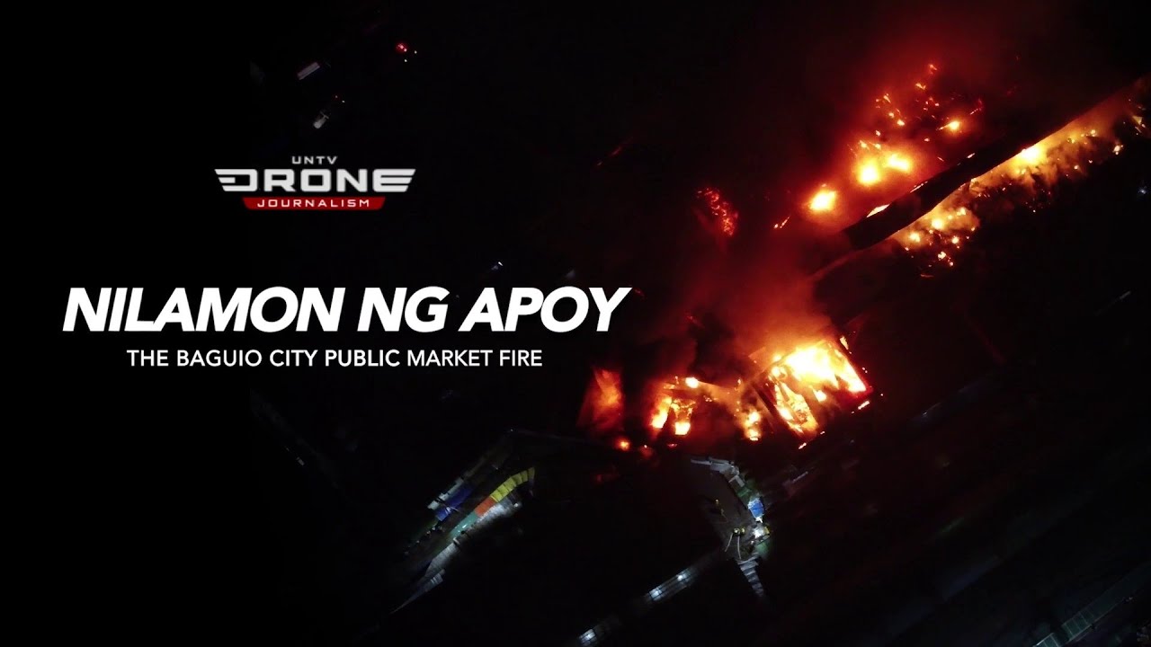 AFTERMATH DRONE FOOTAGE: Baguio City Public Market Fire