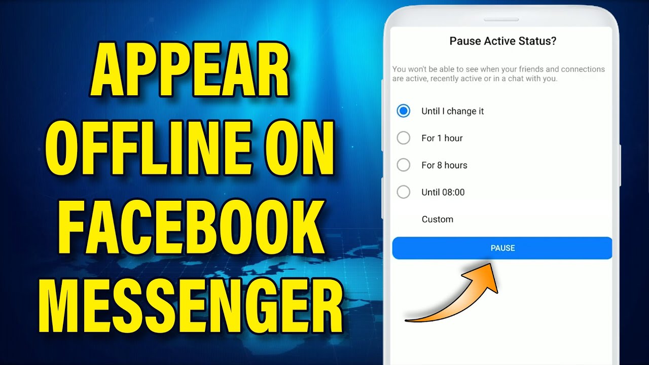How To Appear Offline on Facebook Messenger @webtotech