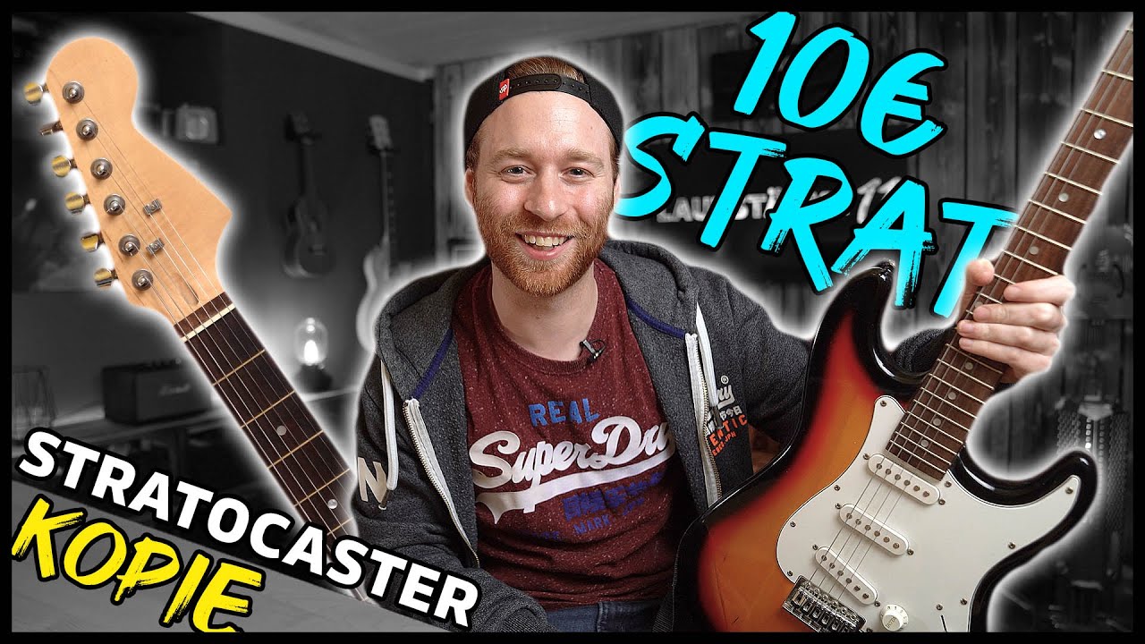 Fender Stratocaster Kopie für unfassbare 10 Euro | Heißes Teil oder Kernschrott? | english subtitles