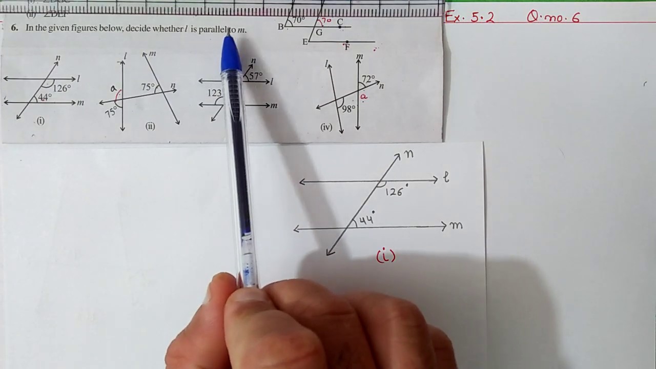 Q.6 Ex.5.2 Chapter:5 Lines and Angles | Ncert Maths Class 7 | Cbse