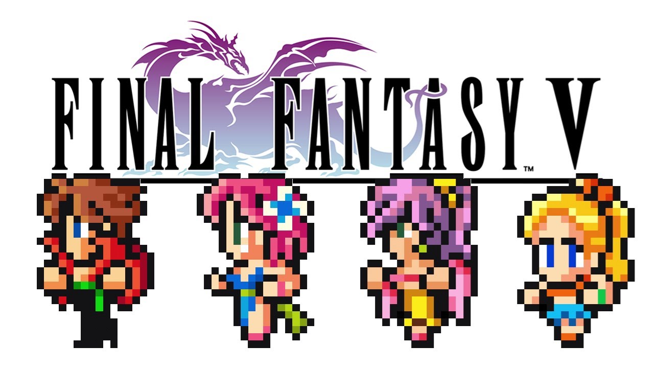 SFC ファイナルファンタジー５ ジョブ拡大グラフィック SNES Final Fantasy V Job Graphic
