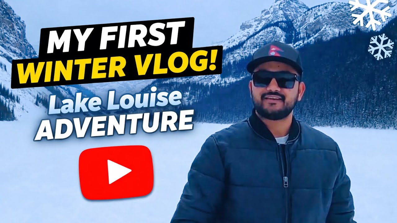 Lake Louise | Winter Road Trip Vlog ❄️