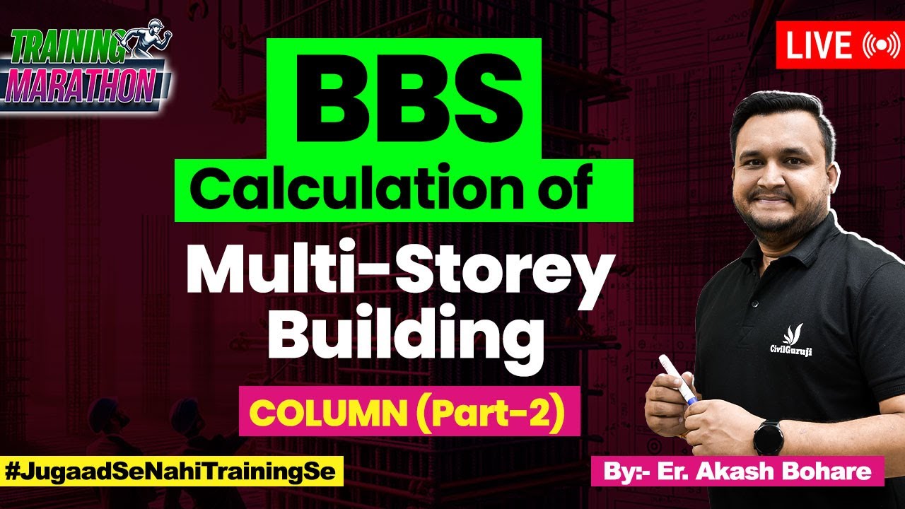 Calculate Reinforcement For Columns | How To Provide Proper Steel in Column | BBS Training Marathon