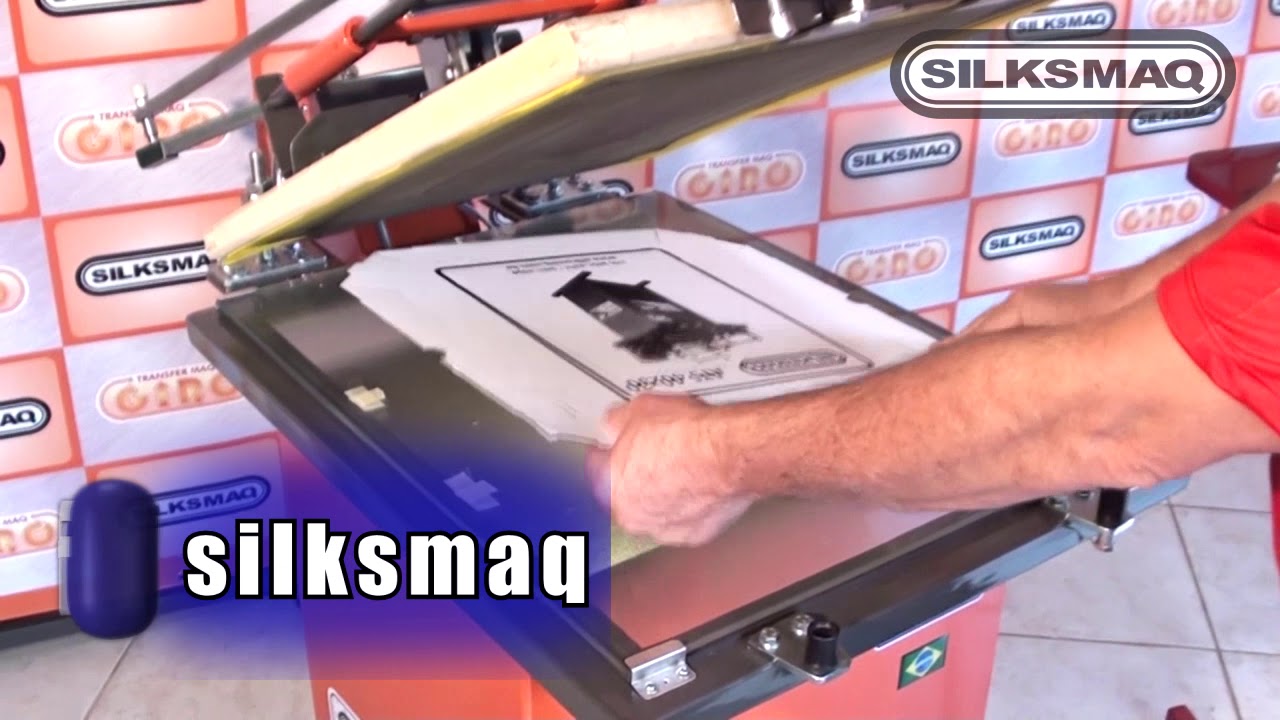 SILKSMAQ - Impressora Plana de Silk Semi Automática ATS adesivo papel sacola