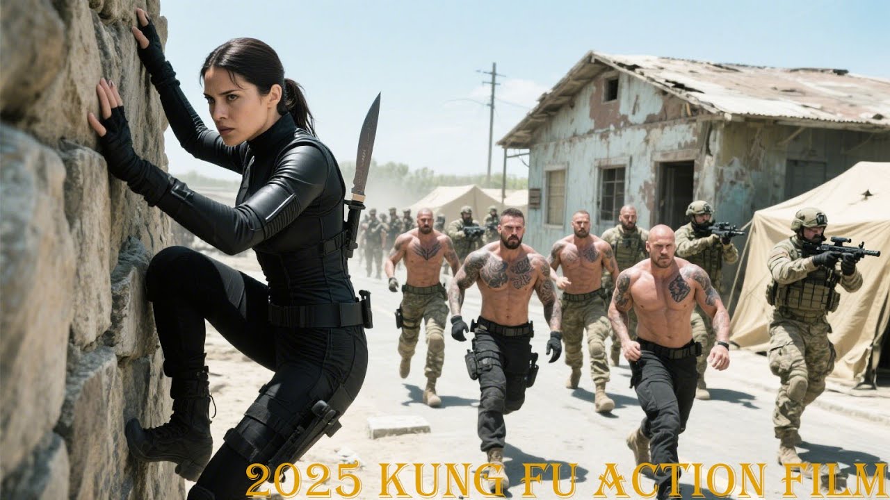 2025 Kung Fu Action Film:A seemingly fragile beauty stuns all with her skills,killing many samurai.