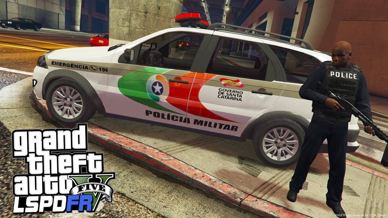 GTA V Rotina Policial: VIATURA ROUBADA - PMSC #2
