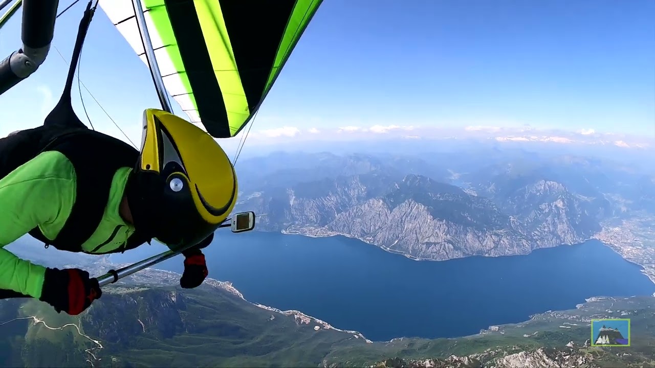 Monte Baldo Deltaplano - Hanglider Hangliding 4K -A Lion's Day
