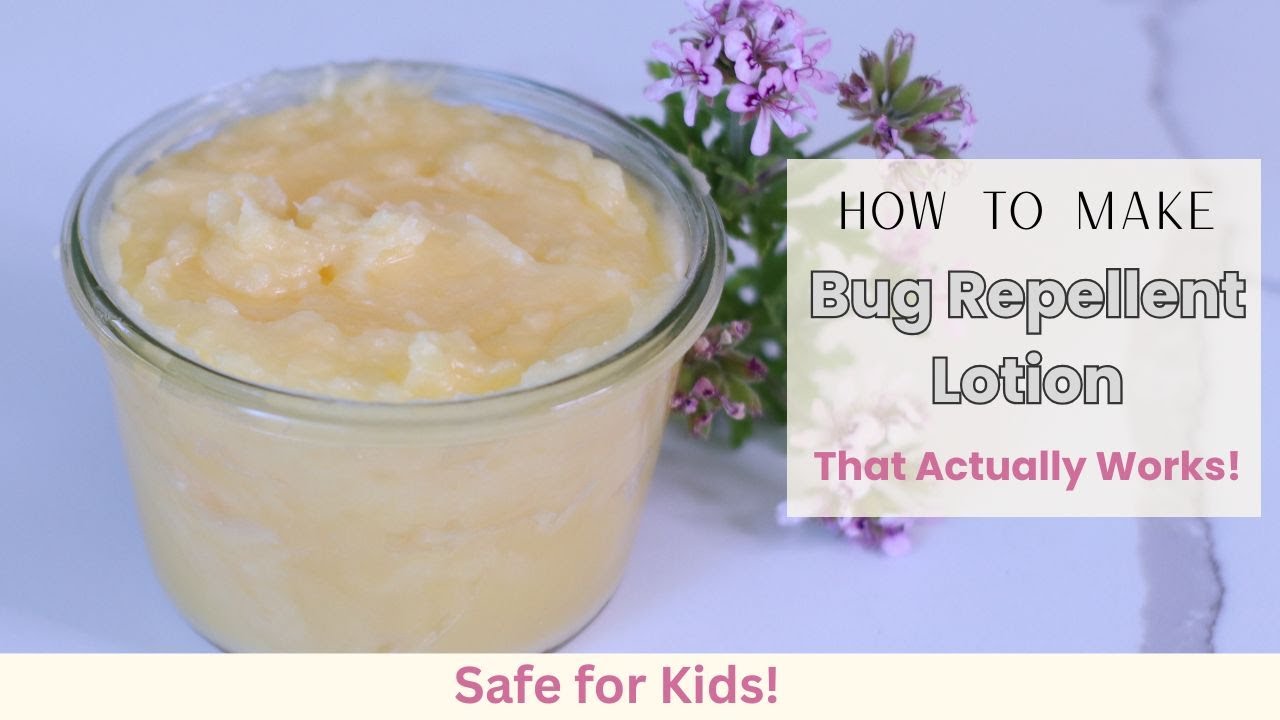 DIY Natural Bug Repellent Lotion That Actually Works! | Insect Repellent for Kids