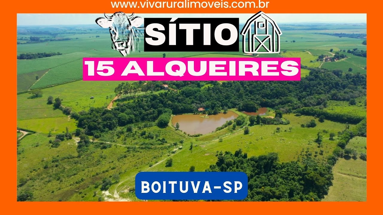 Sítio de 15 Alqueires à venda em Boituva SP