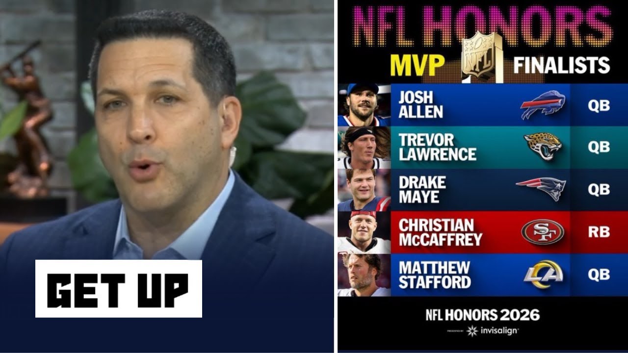 BREAKING: NFL Announces MVP Finalists: Josh Allen, Trevor Lawrence, Drake Maye lead the list |GET UP