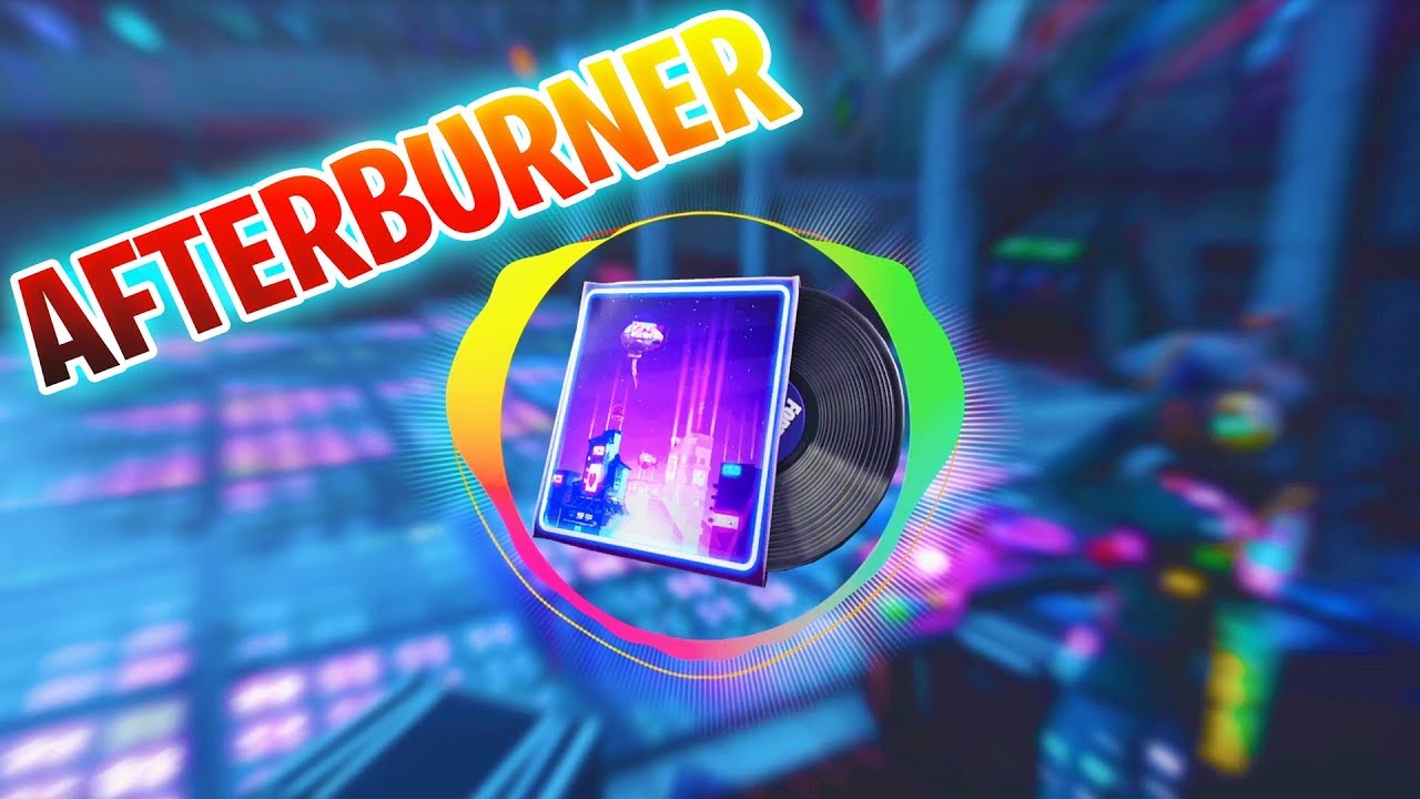 FORTNITE AFTERBURNER LOBBY MUSIC 1 HOUR - AUDIO VISUALIZER (100% Clear Bass Boosted)