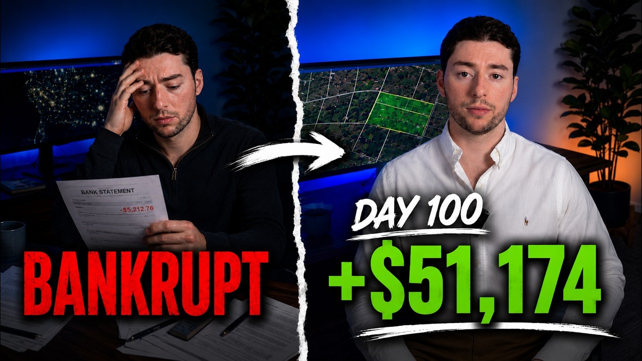 I Lost Everything at 26. Then I Made $51,000 in 100 Days Flipping Land.
