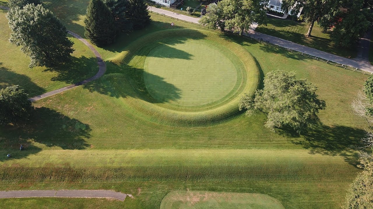Newark Earthworks by drone