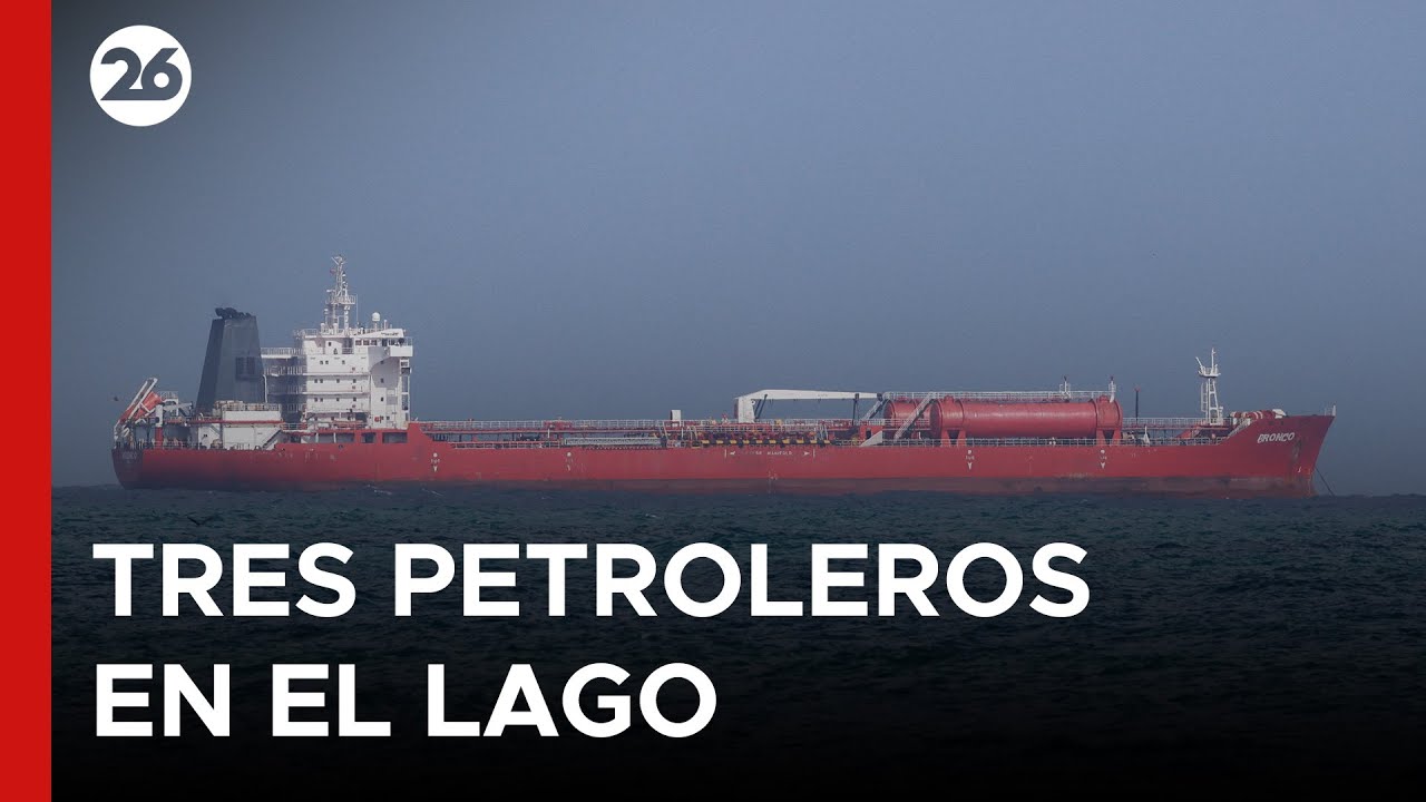 🚨 VENEZUELA | Avistan tres petroleros en el Lago de Maracaibo