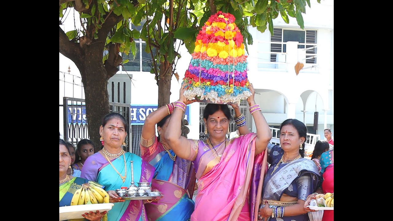 Vijay High School Batukamma Celebrations 2024