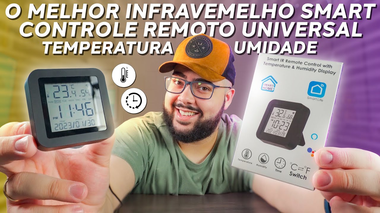 O MELHOR INFRAVERMELHO SMART! Sensor de Temperatura e Umidade! Ótimo Preço! Alexa e Google