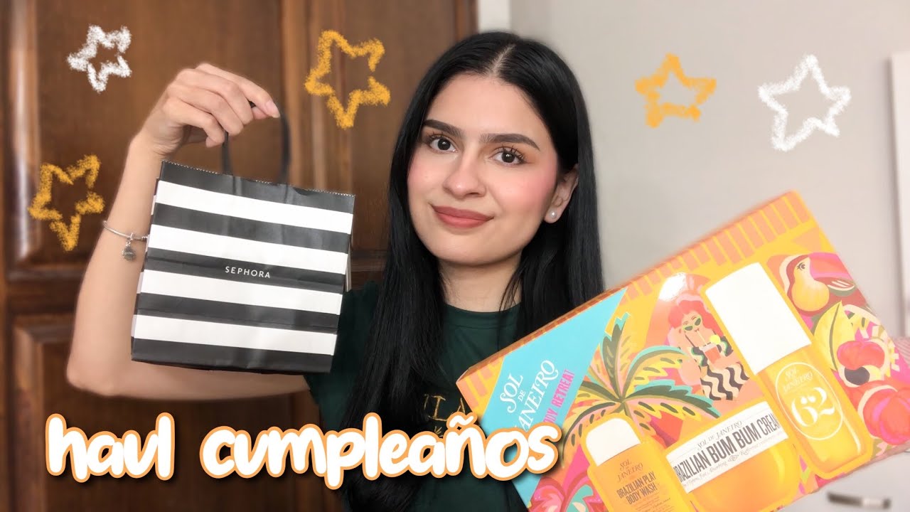 asmr | haul de cumpleaños 🍰 (sephora, yuya, glossier)