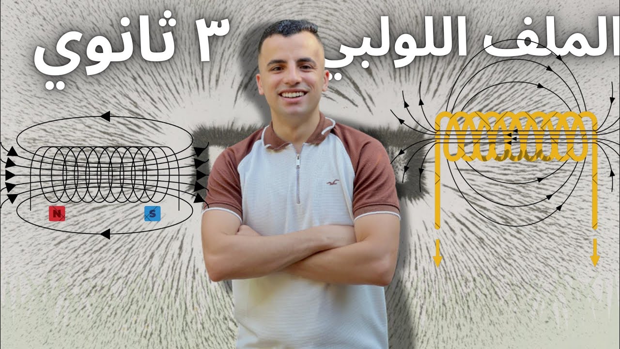 3ث – فيزياء |فرم الملف اللولبي مراجعة الملف اللولبي+اهم افكار المسائل+حل من كتاب الامتحان+عصير الكتب