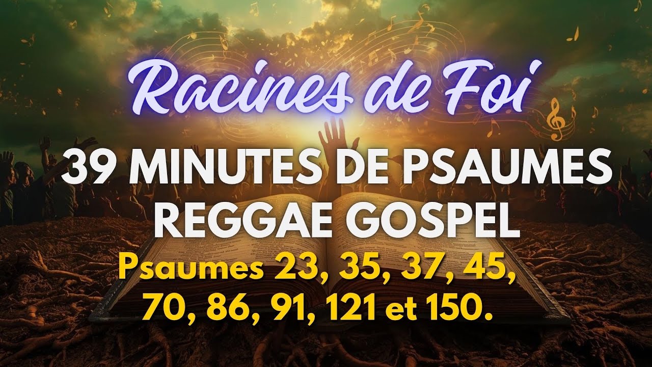 Racines de Foi – 39 Minutes de Psaumes Reggae Gospel | Psaumes 23, 35, 37, 45, 70, 86, 91, 121, 150.