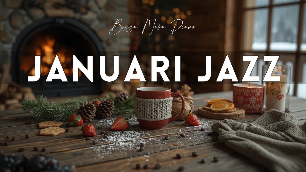 January Winter Jazz ❄️ Sweet Bossa Nova Piano & Relaxing Lightly Jazz Cafe Music for Good Mood