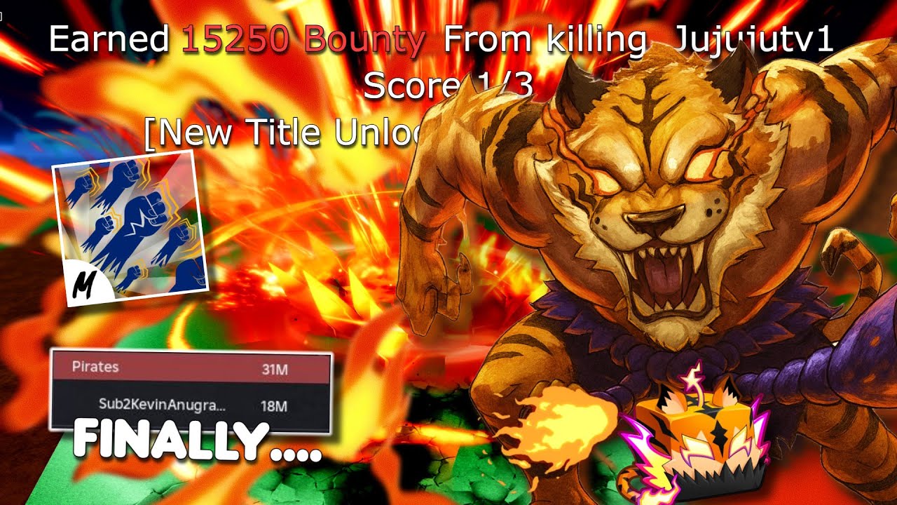 Can TIGER FRUIT REALLY Get You 18M BOUNTY at Level 1599? (Blox Fruit)