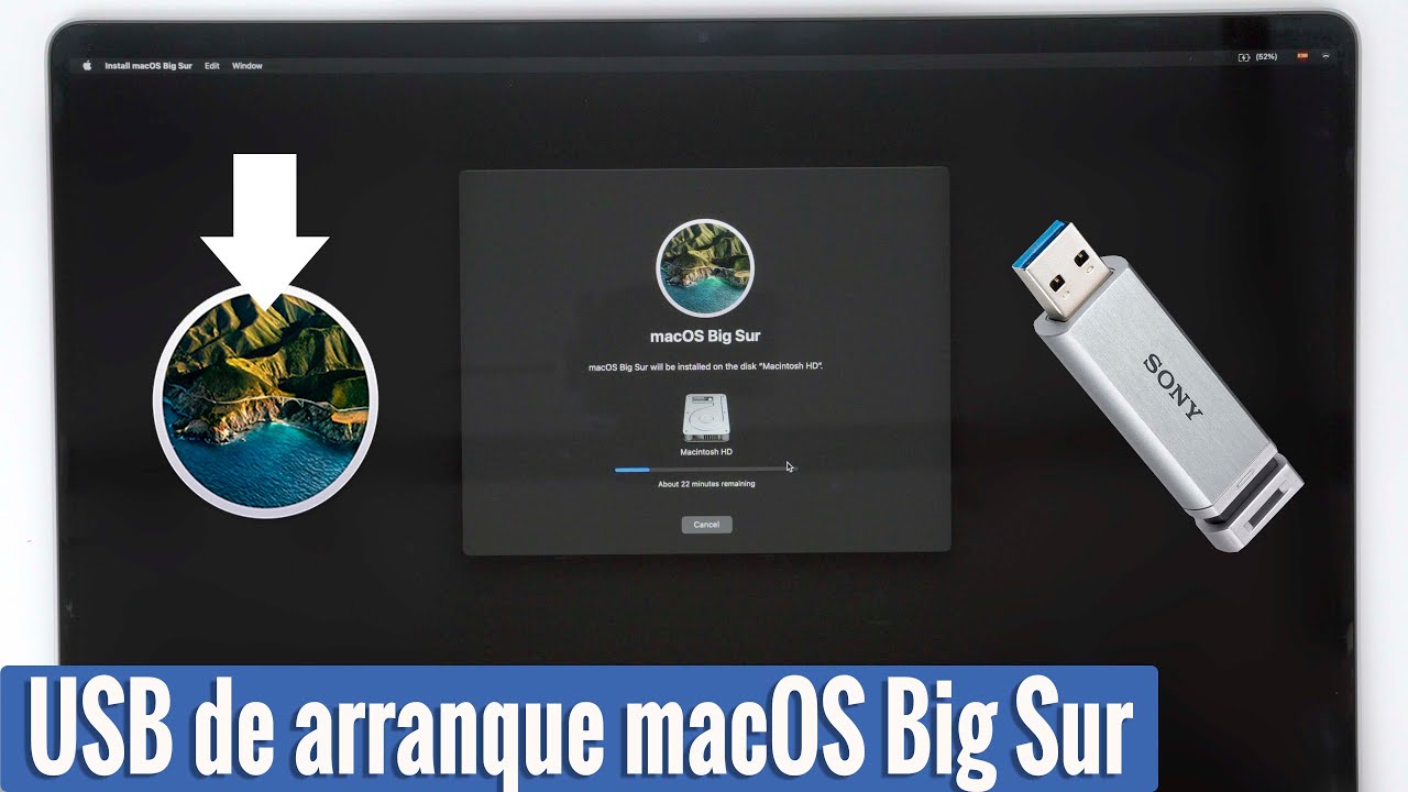 Crear usb de instalación Para MacOS Big Sur - Instalación Con USB De Arranque Super Fácil! Español