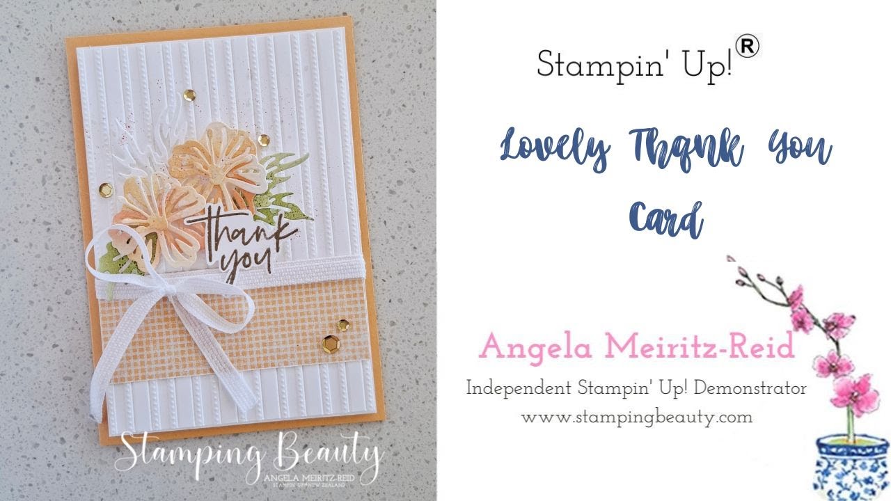LOVELY THANK YOU CARD | FACEBOOK LIVE
