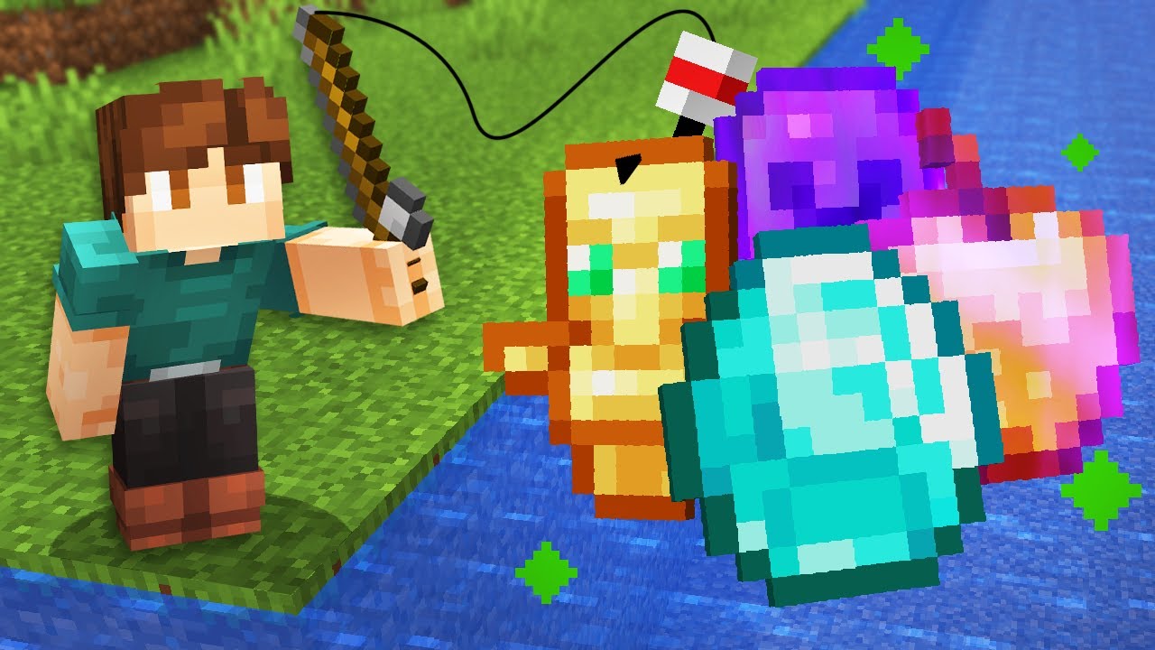 Minecraft, but Fishing Gives OP Loot...