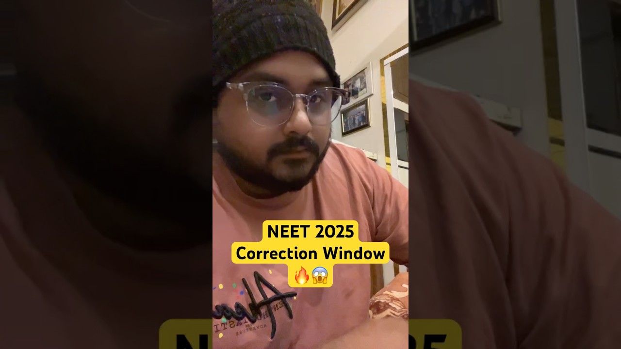 Wrong Photograph In Neet UG 2025 Registration Form Can Be Corrected ? Correction Window #neet2025