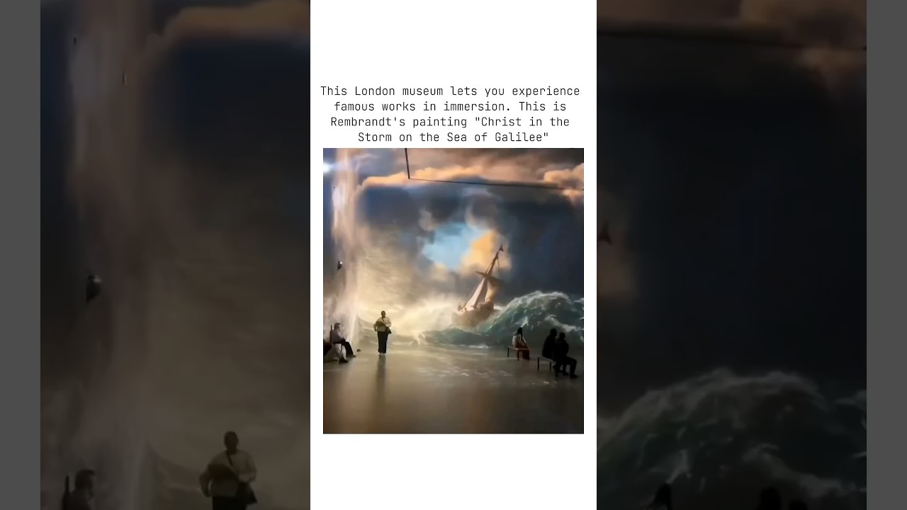 London Museum &ldquo; Christ in the storm on the Sea of Galilee&rdquo; #jesuschrist #londonmuseum