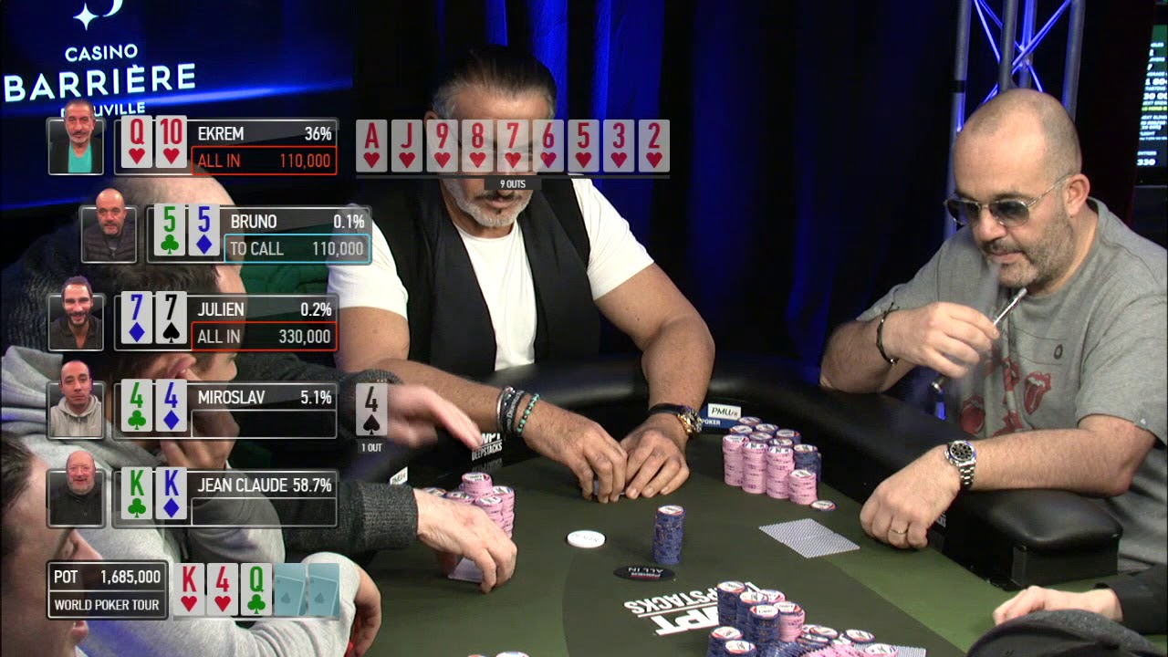 Coup de poker incroyable lors du PMU.FR WPTDSDeauville !