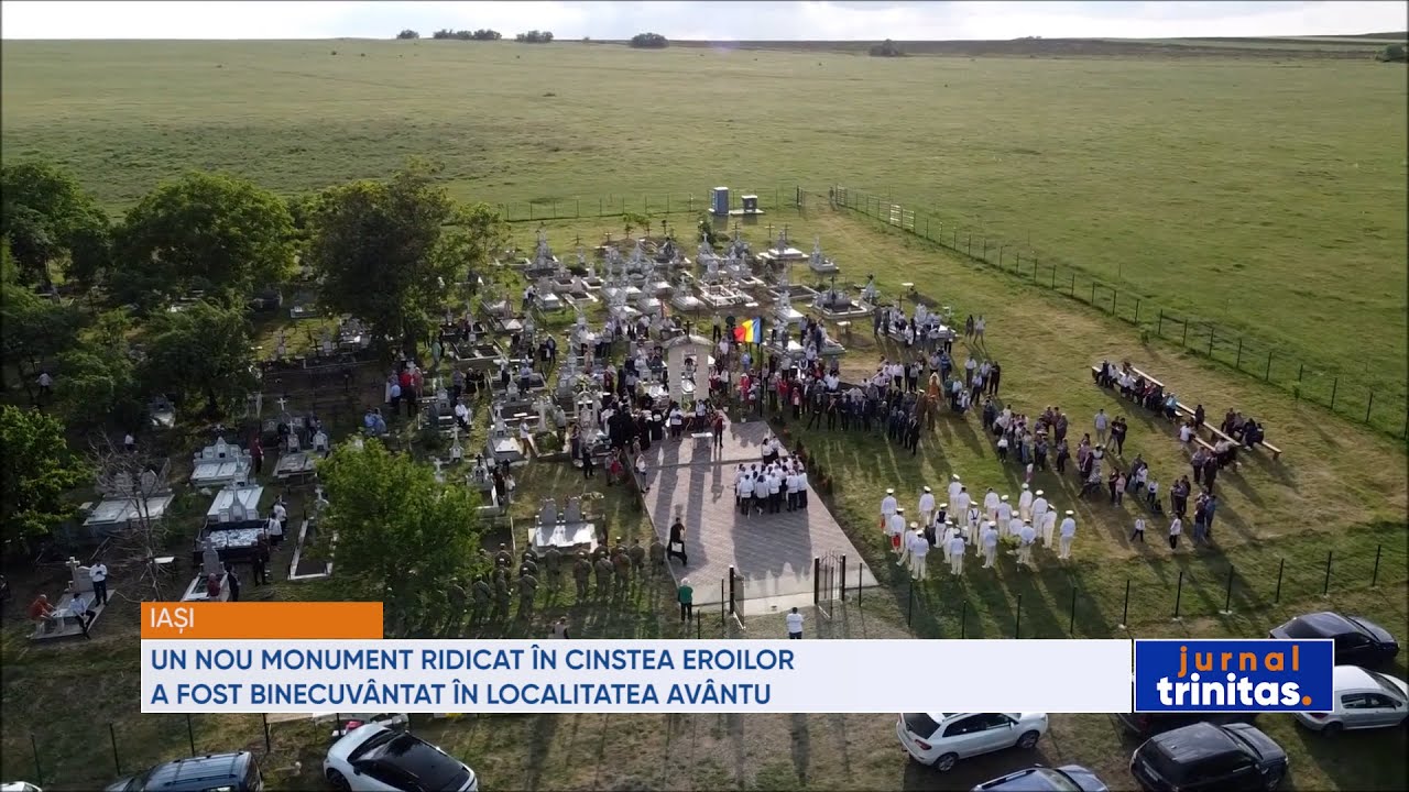 Un nou monument ridicat în cinstea eroilor a fost binecuvântat în localitatea Avântu
