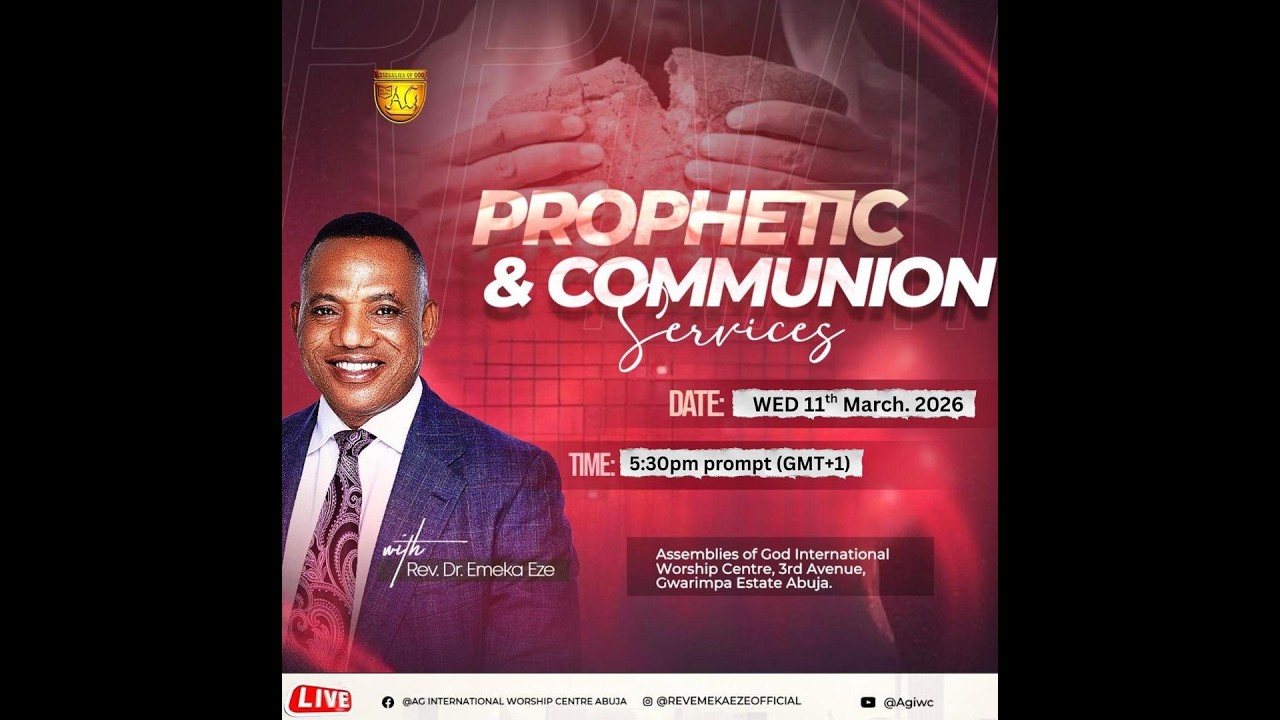 Prophetic & Communion Service || Rev Emeka Eze || 11. 03. 2026