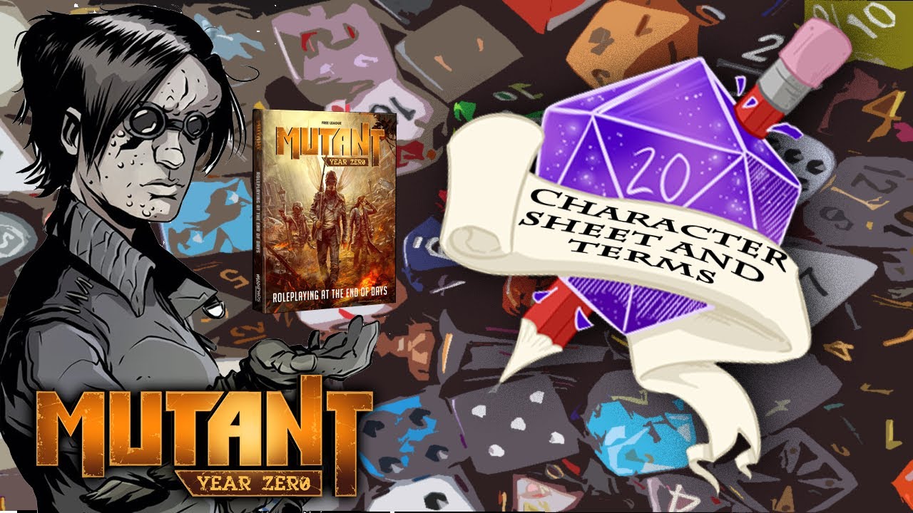 The Mutant Year Zero Character Sheet and Basics - RPGenesis Mutant Year Zero