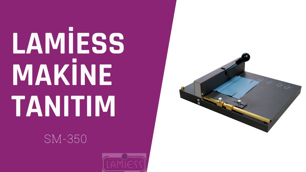 Kırım ve Perforaj Makinesi Lamiess SM 350 Modeli