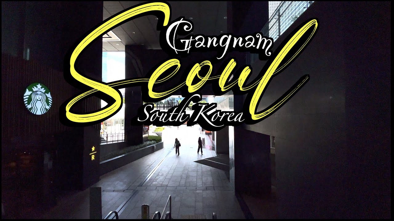 [4K HDR] Korea Seoul Gangnam 🇰🇷 A walk around the Teheran-ro to Yeongdong-daero, on Summer Night