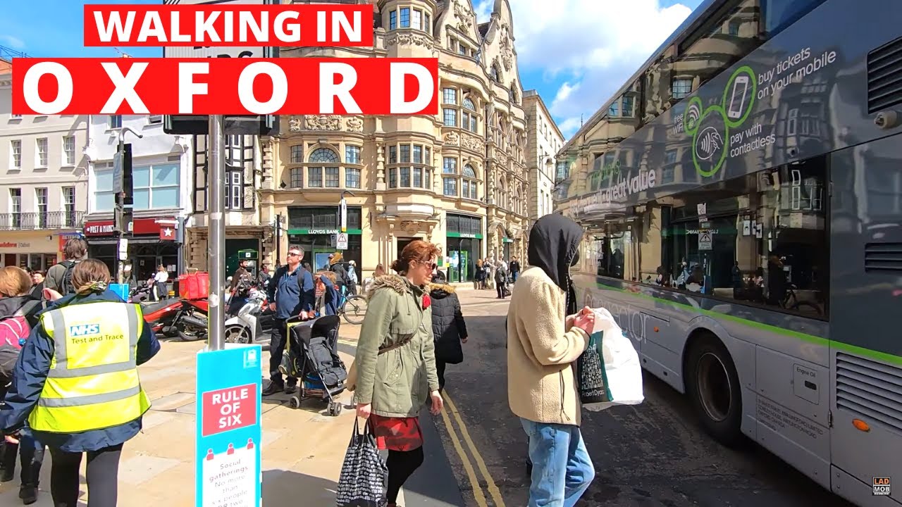 OXFORD Walking Tour - Cornmarket Street and Covered Market