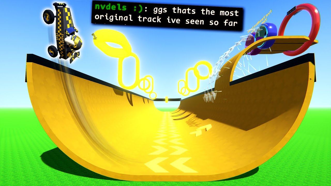I Built a Massive Halfpipe Track With The Perfect Flow! [Zeepkist]