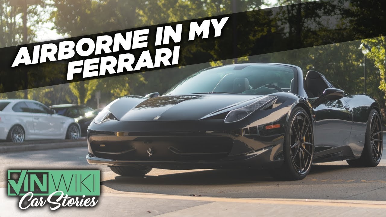 Airborne in my daily driven Ferrari 458