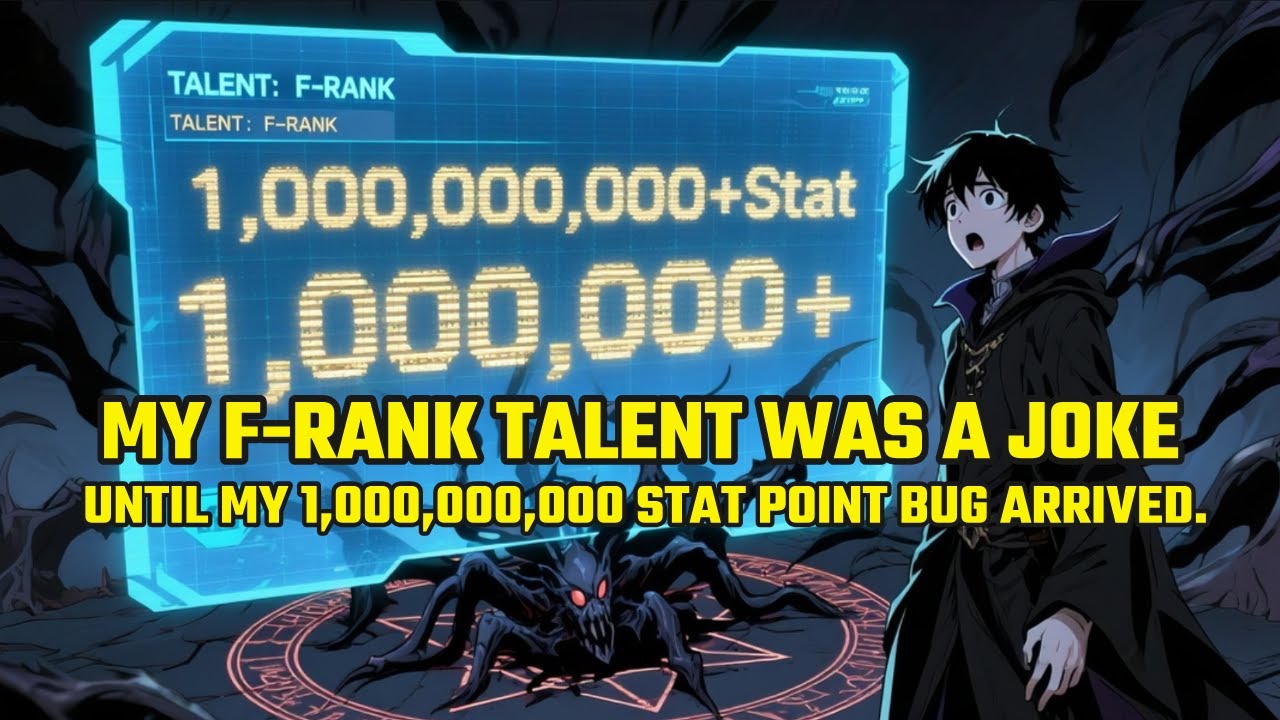 My F-Rank Talent Was A Joke,Until My 1,000,000,000 Stat Point BUG Arrived.
