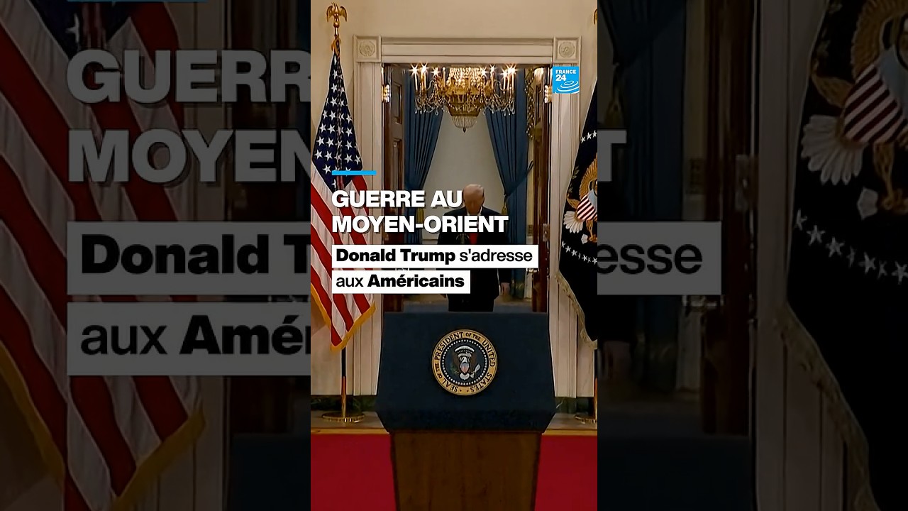 Donald Trump s'adresse &agrave; la nation pour la premi&egrave;re fois depuis la guerre au Moyen-Orient