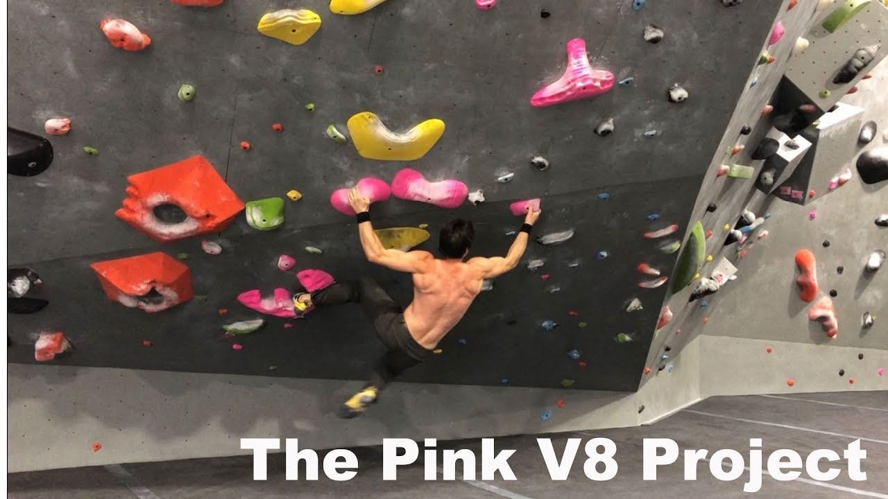 The Pink V8 Project | Bouldering at Terra Firma | V8 - V5