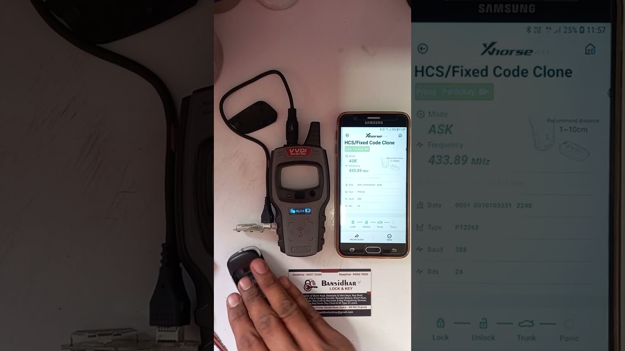 How To Remote Clone Of After market Via Xhorse VVDI MINI KEYTOOL