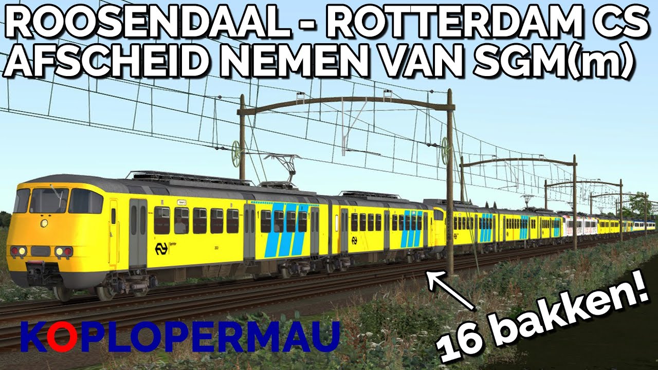 Train Simulator 2022: Afscheid nemen van de SGM met een superlange trein!