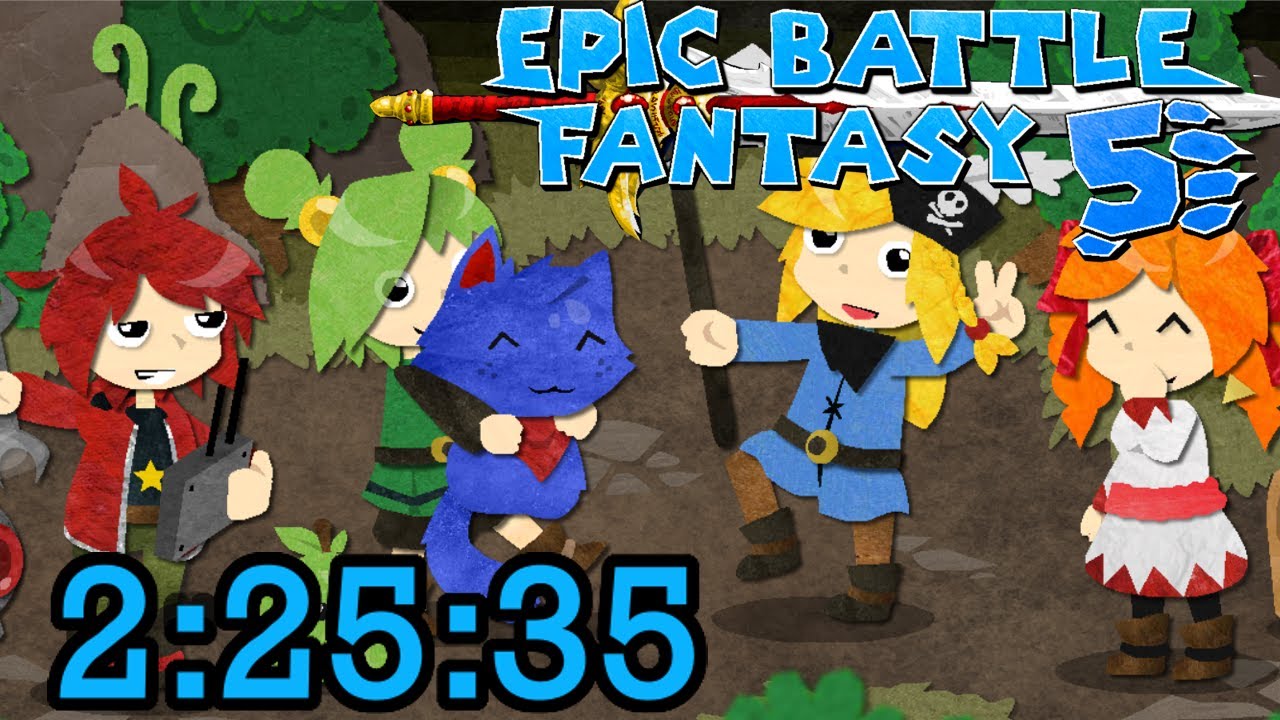 Epic Battle Fantasy 5 Any% Glitchless Speedrun 2:25:35