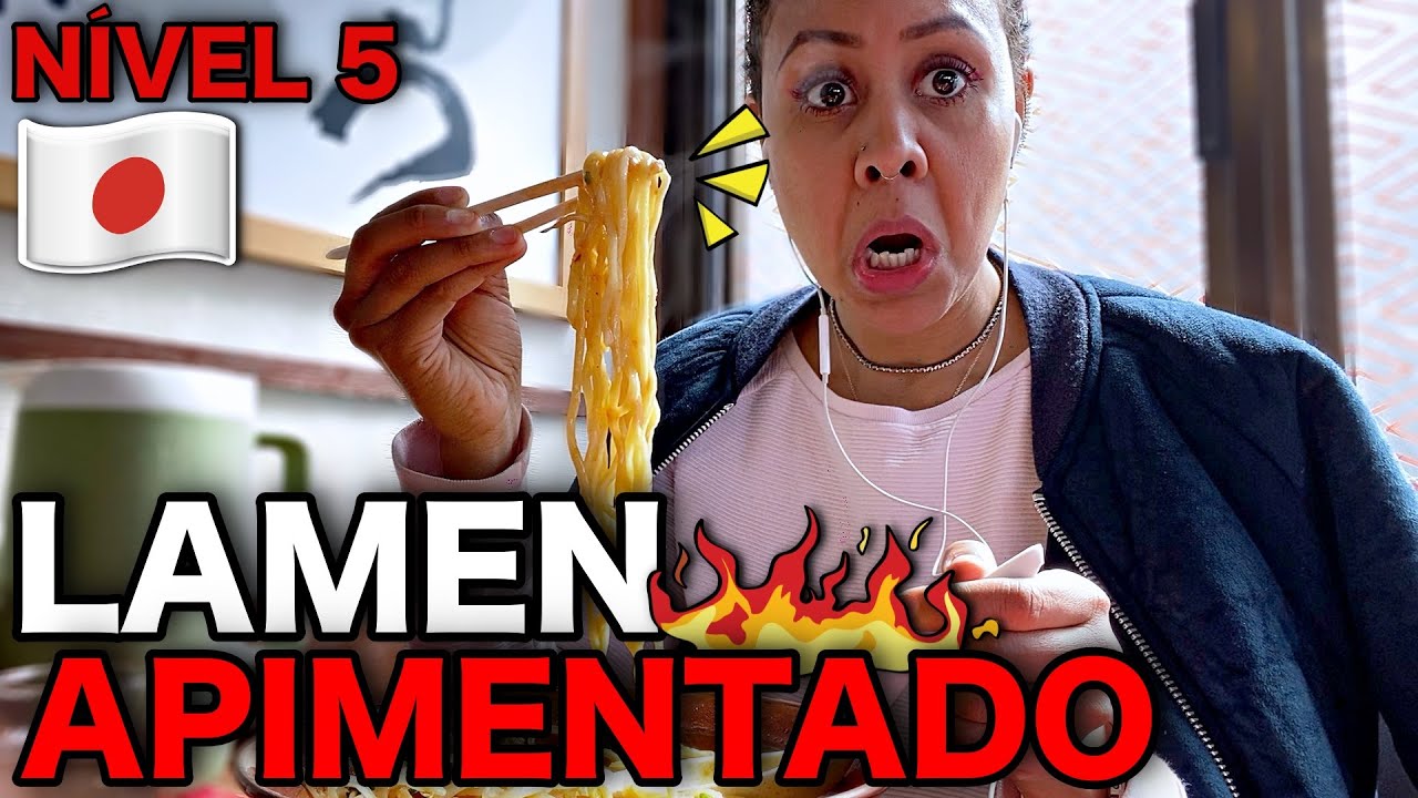 LAMEN APIMENTADO DO JAPAO NIVEL 5 | MORRI MAS PASSO BEM