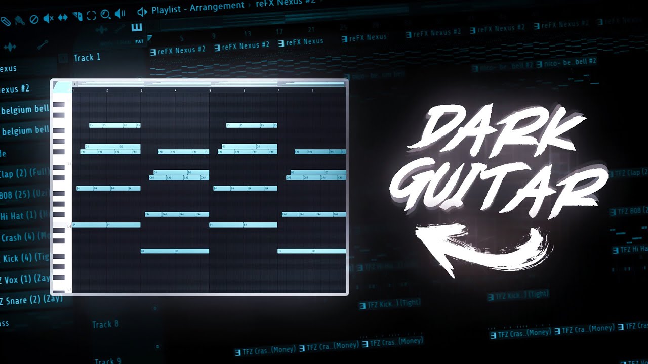 How To Make Dark Realistic Guitar Beats From Scratch (Roddy Ricch, Young Thug, Lil Keed) | FL Studio